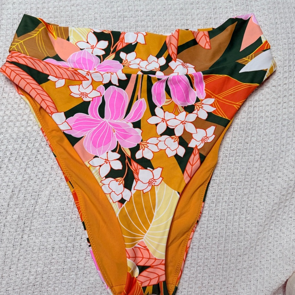Aerie Tropical Floral Bikini Bottom